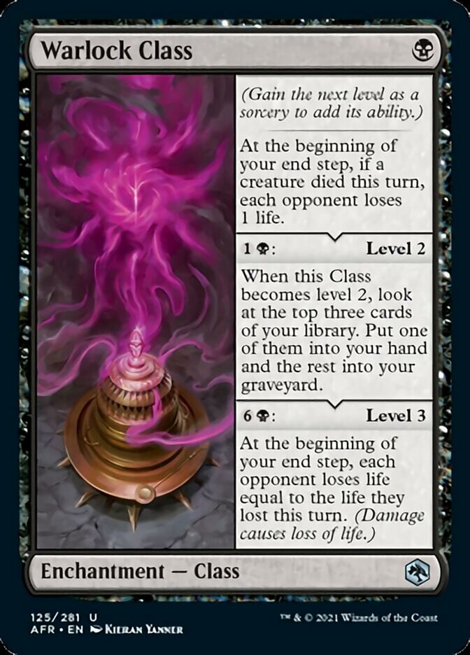 Warlock Class - [Foil] Adventures in the Forgotten Realms (AFR)