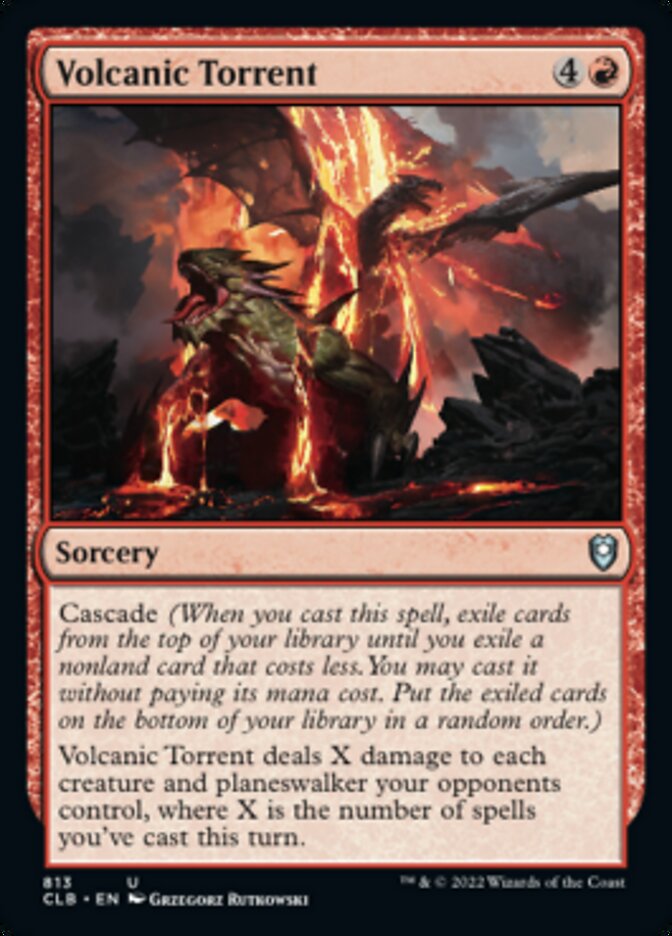 Volcanic Torrent - Commander Legends: Battle for Baldur's Gate (CLB)