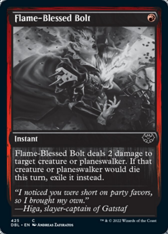 Flame-Blessed Bolt - Innistrad: Double Feature (DBL)