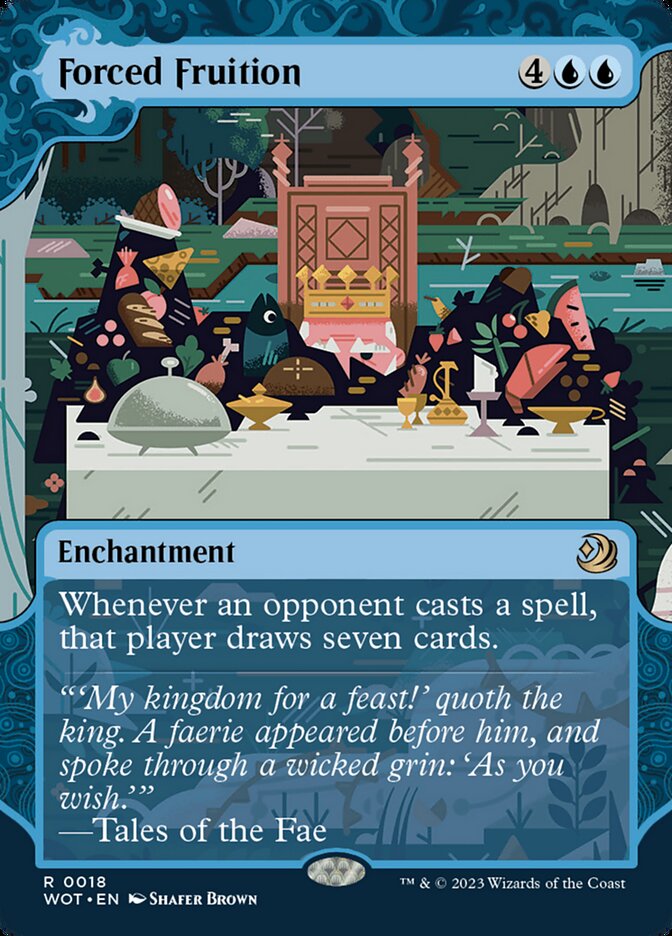 Forced Fruition - [Foil, Showcase] Wilds of Eldraine: Enchanting Tales (WOT)