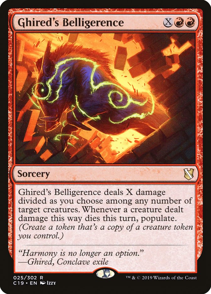 Ghired's Belligerence - Commander 2019 (C19)