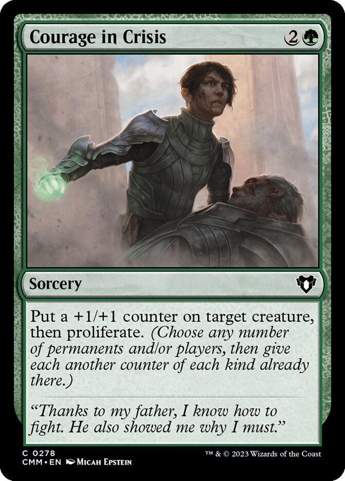 Courage in Crisis - [Foil] Commander Masters (CMM)