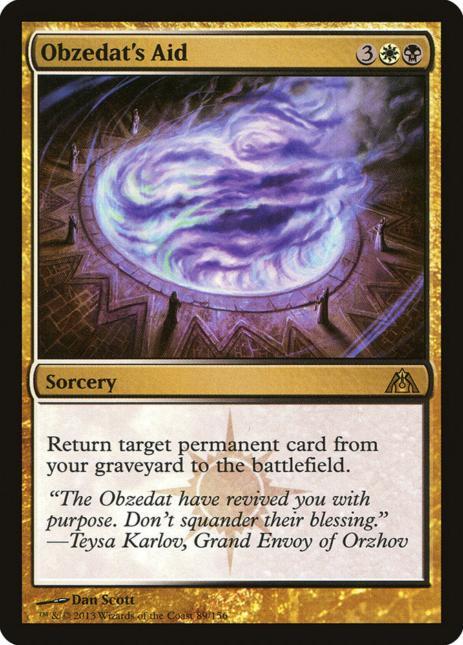 Obzedat's Aid - [Foil] Dragon's Maze (DGM)