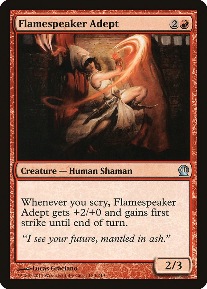 Flamespeaker Adept - [Foil] Theros (THS)