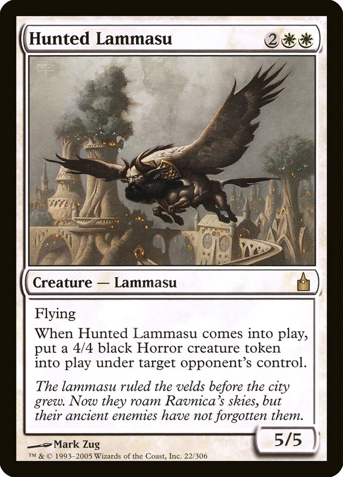 Hunted Lammasu - [Foil] Ravnica: City of Guilds (RAV)