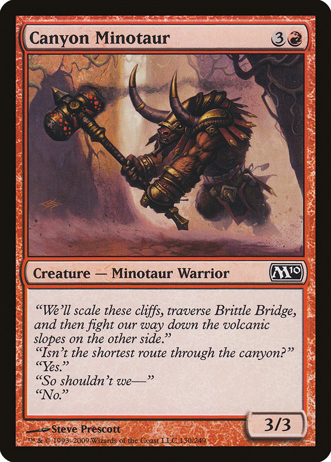 Canyon Minotaur - [Foil] Magic 2010 (M10)