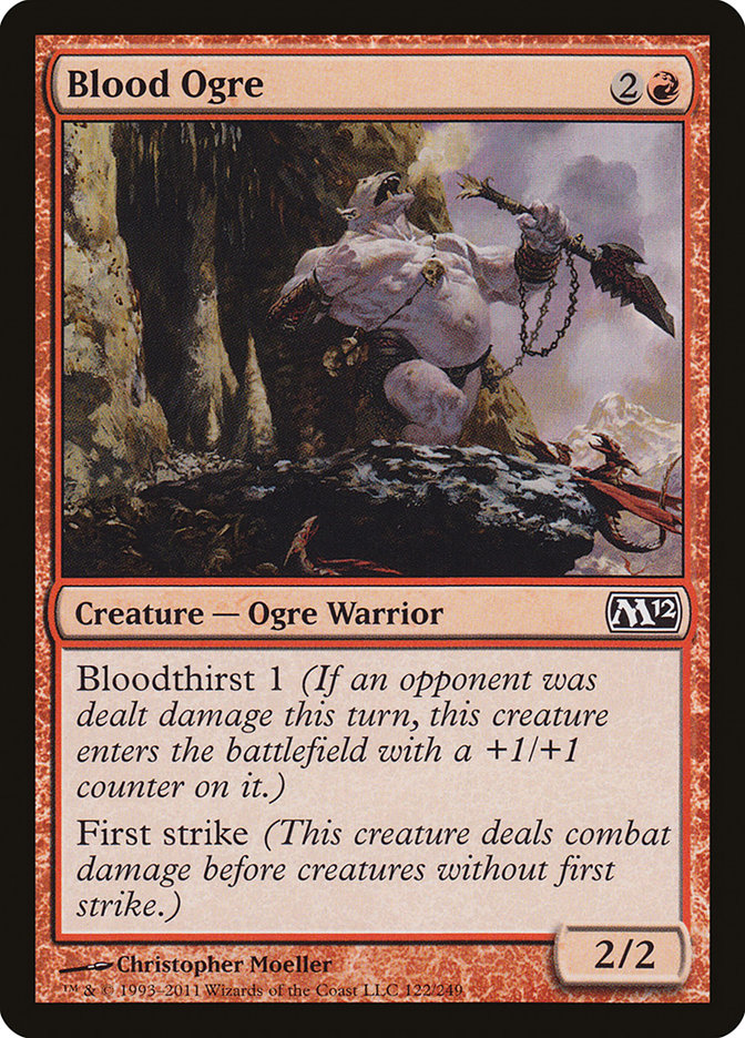 Blood Ogre - Magic 2012 (M12)