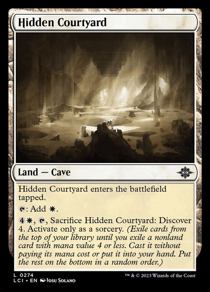 Hidden Courtyard - The Lost Caverns of Ixalan (LCI)