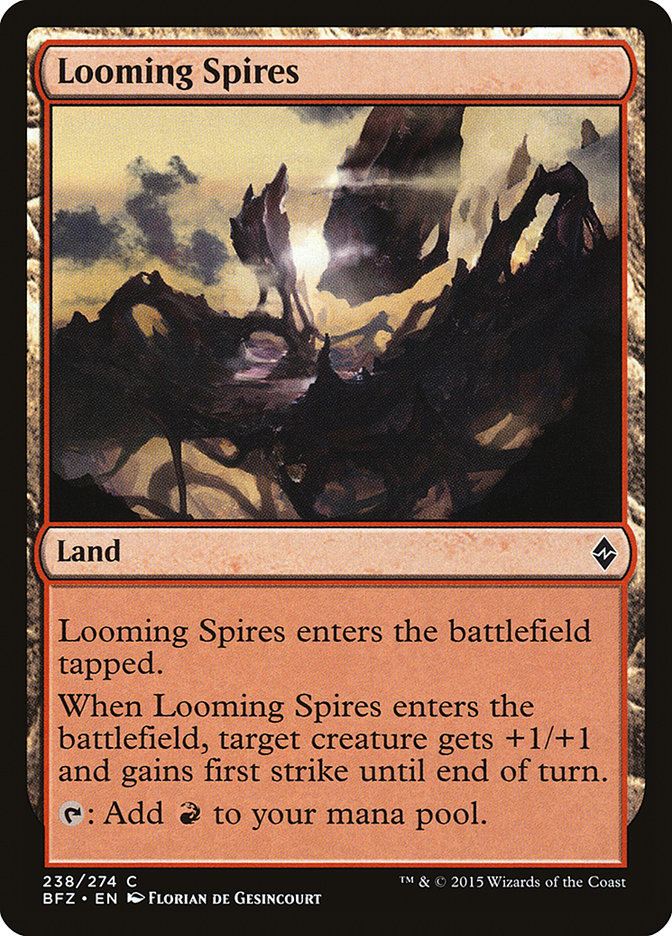 Looming Spires - [Foil] Battle for Zendikar (BFZ)