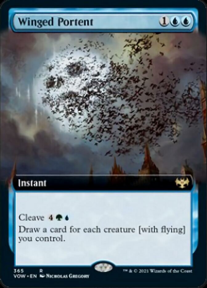 Winged Portent - [Extended Art] Innistrad: Crimson Vow (VOW)