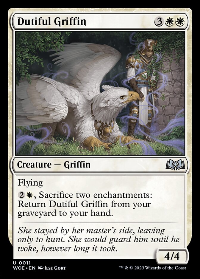 Dutiful Griffin - [Foil] Wilds of Eldraine (WOE)