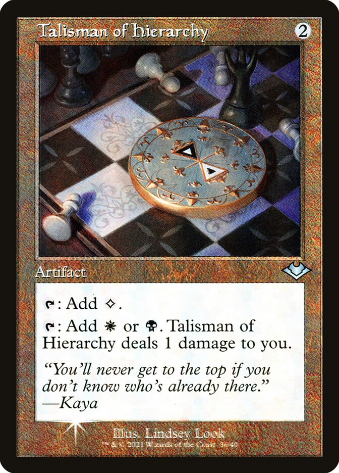 Talisman of Hierarchy - [Foil, Retro Frame] Modern Horizons 1 Timeshifts (H1R)