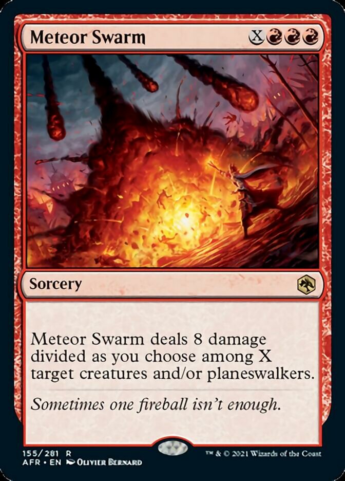 Meteor Swarm - [Foil] Adventures in the Forgotten Realms (AFR)
