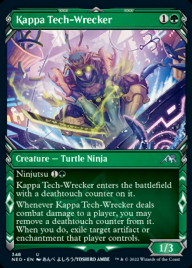 Kappa Tech-Wrecker - [Foil, Showcase] Kamigawa: Neon Dynasty (NEO)