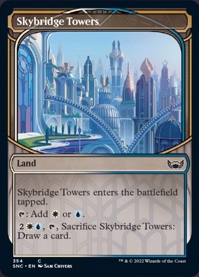 Skybridge Towers - [Foil, Showcase] Streets of New Capenna (SNC)