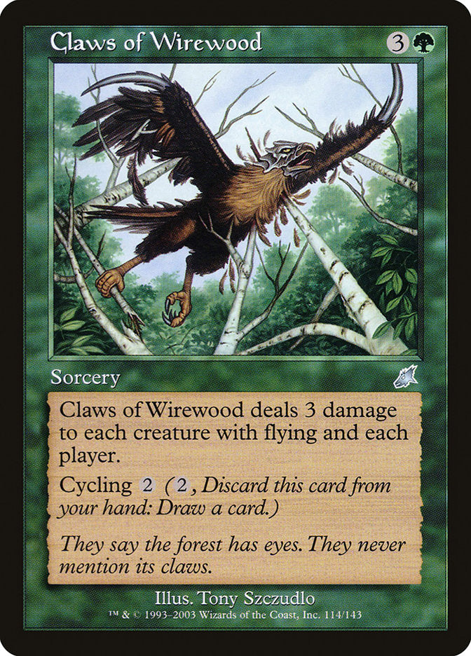 Claws of Wirewood - [Foil] Scourge (SCG)
