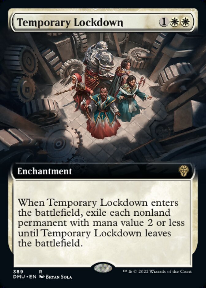 Temporary Lockdown - [Extended Art] Dominaria United (DMU)