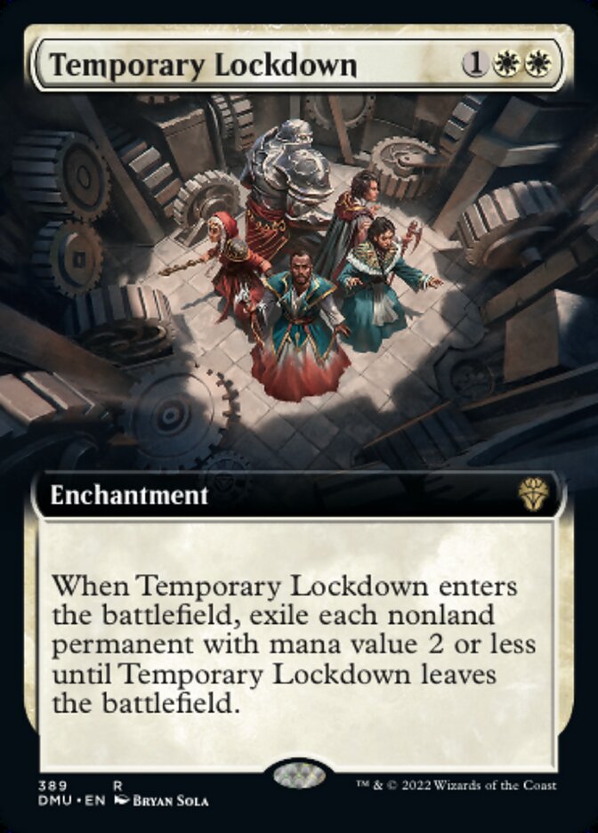 Temporary Lockdown - [Foil, Extended Art] Dominaria United (DMU)
