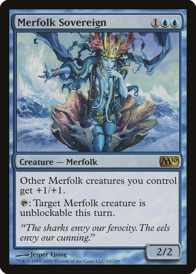 Merfolk Sovereign - [Foil] Magic 2010 (M10)
