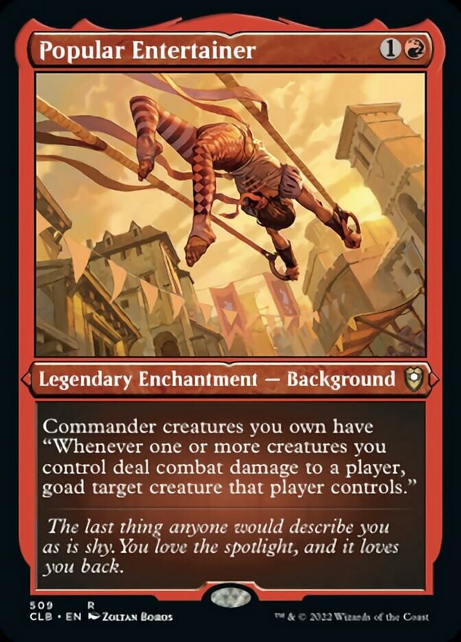 Popular Entertainer - [Etched Foil] Commander Legends: Battle for Baldur's Gate (CLB)