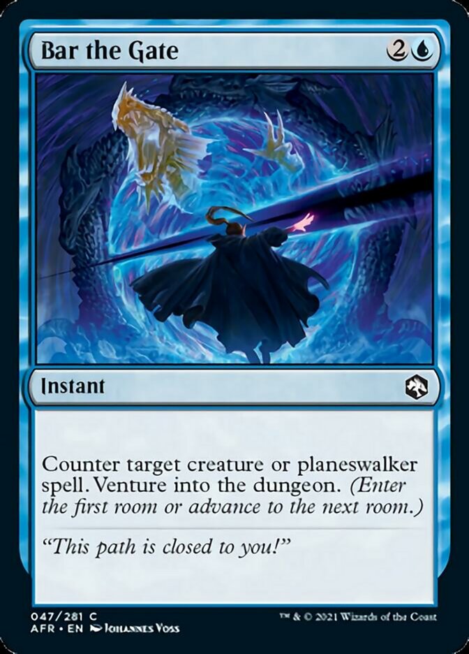 Bar the Gate - [Foil] Adventures in the Forgotten Realms (AFR)