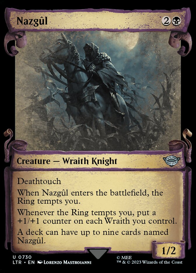 Nazg√ªl - [Foil, Showcase Scroll] The Lord of the Rings: Tales of Middle-earth (LTR)