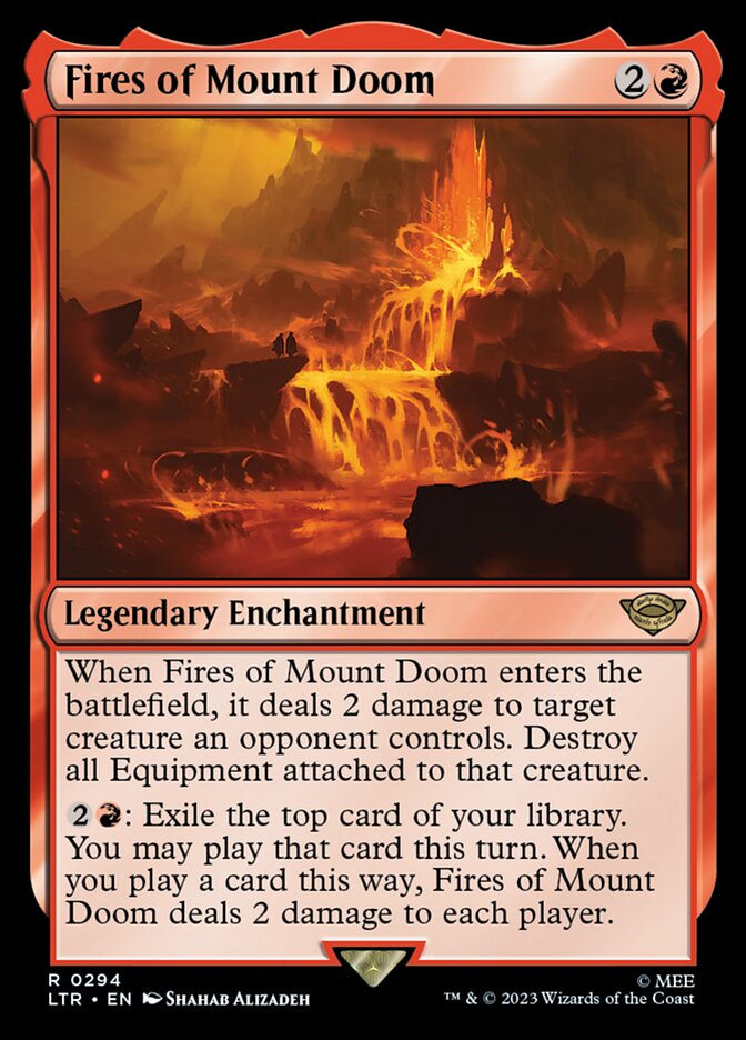 Fires of Mount Doom - [Foil] The Lord of the Rings: Tales of Middle-earth (LTR)