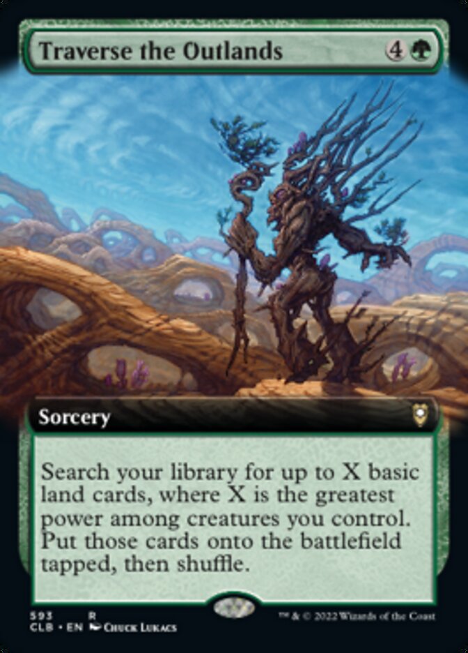 Traverse the Outlands - [Foil, Extended Art] Commander Legends: Battle for Baldur's Gate (CLB)