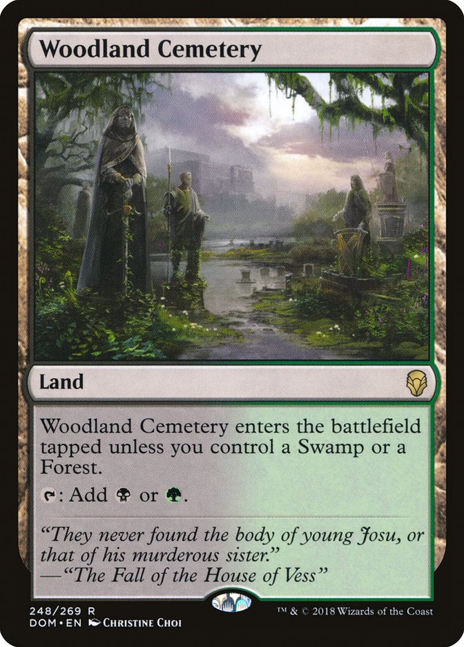 Woodland Cemetery - [Foil] Dominaria (DOM)