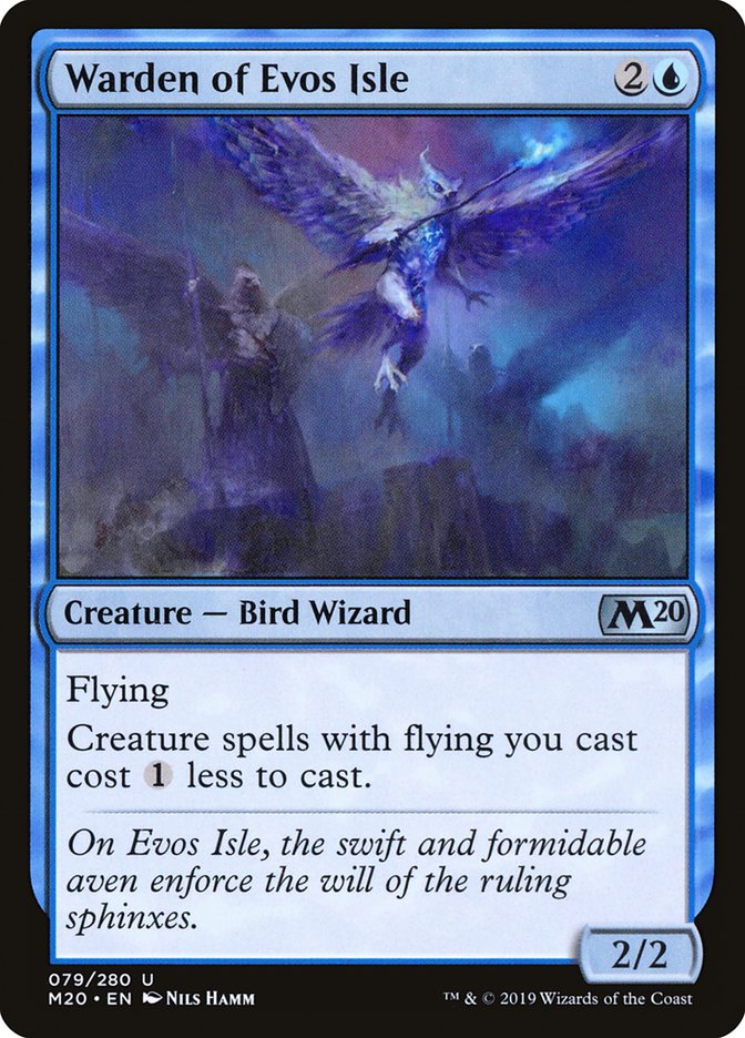 Warden of Evos Isle - [Foil] Core Set 2020 (M20)