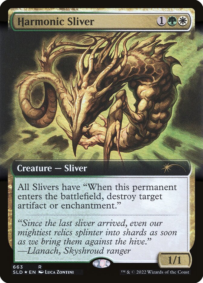 Harmonic Sliver (663) - [Extended Art] Secret Lair Drop (SLD)