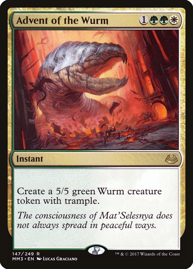 Advent of the Wurm - [Foil] Modern Masters 2017 (MM3)
