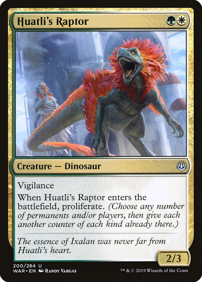 Huatli's Raptor - [Foil] War of the Spark (WAR)