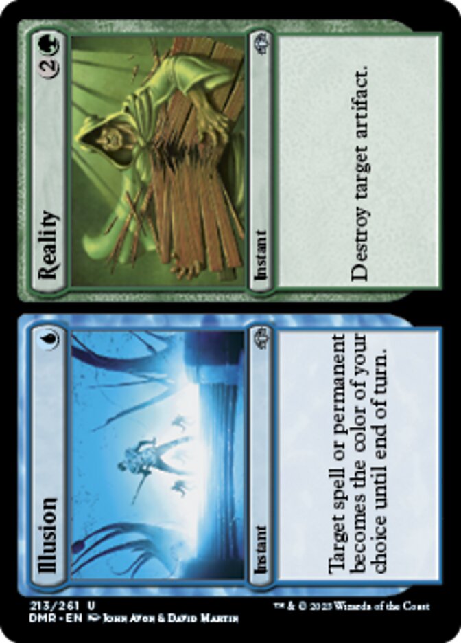 Illusion // Reality - [Foil] Dominaria Remastered (DMR)