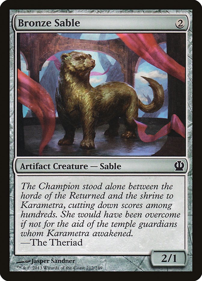 Bronze Sable - [Foil] Theros (THS)