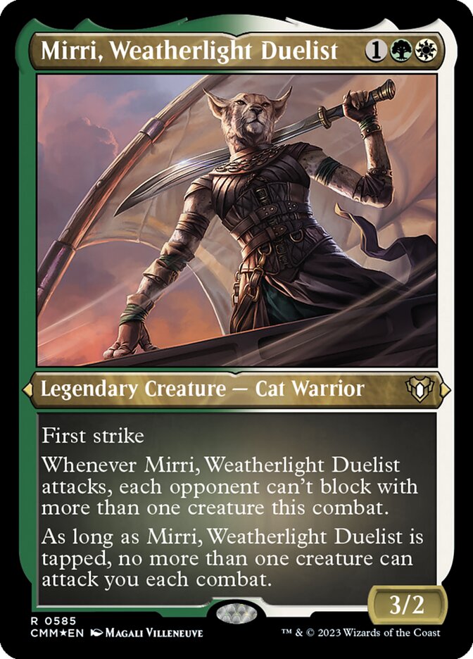 Mirri, Weatherlight Duelist - [Etched Foil] Commander Masters (CMM)