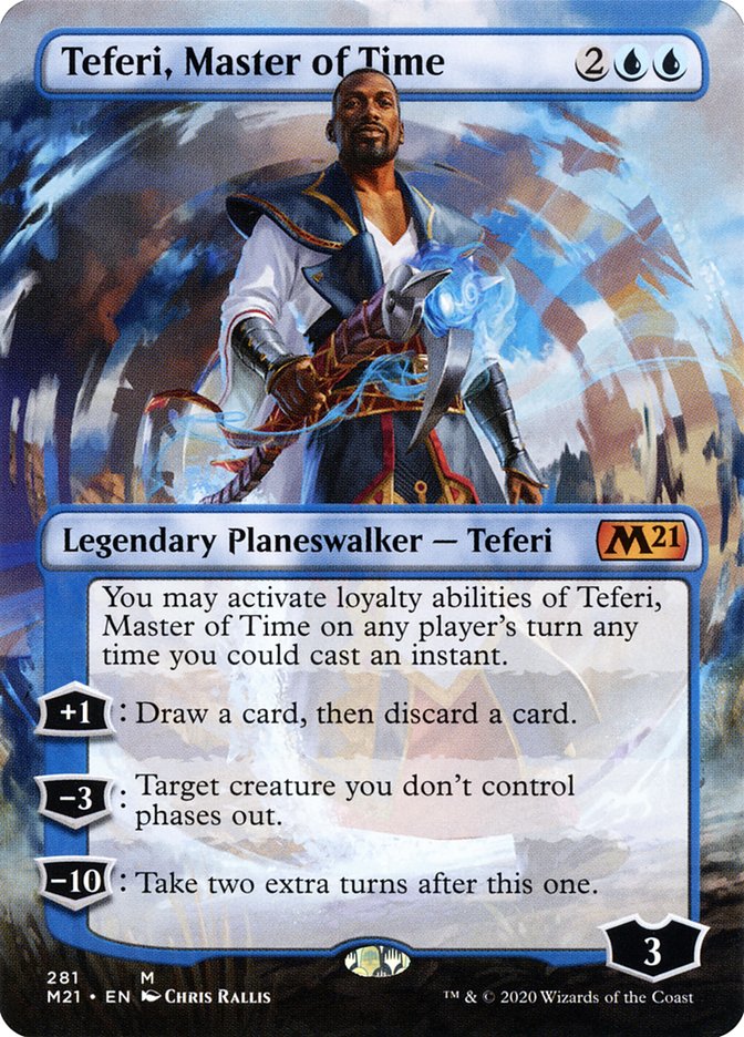 Teferi, Master of Time - [Borderless] Core Set 2021 (M21)
