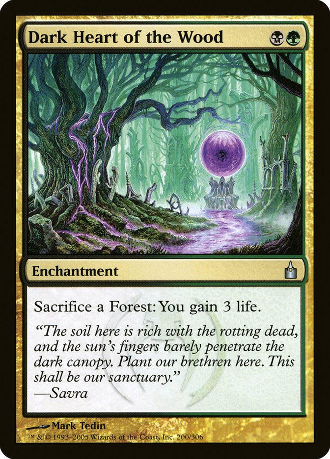 Dark Heart of the Wood - [Foil] Ravnica: City of Guilds (RAV)