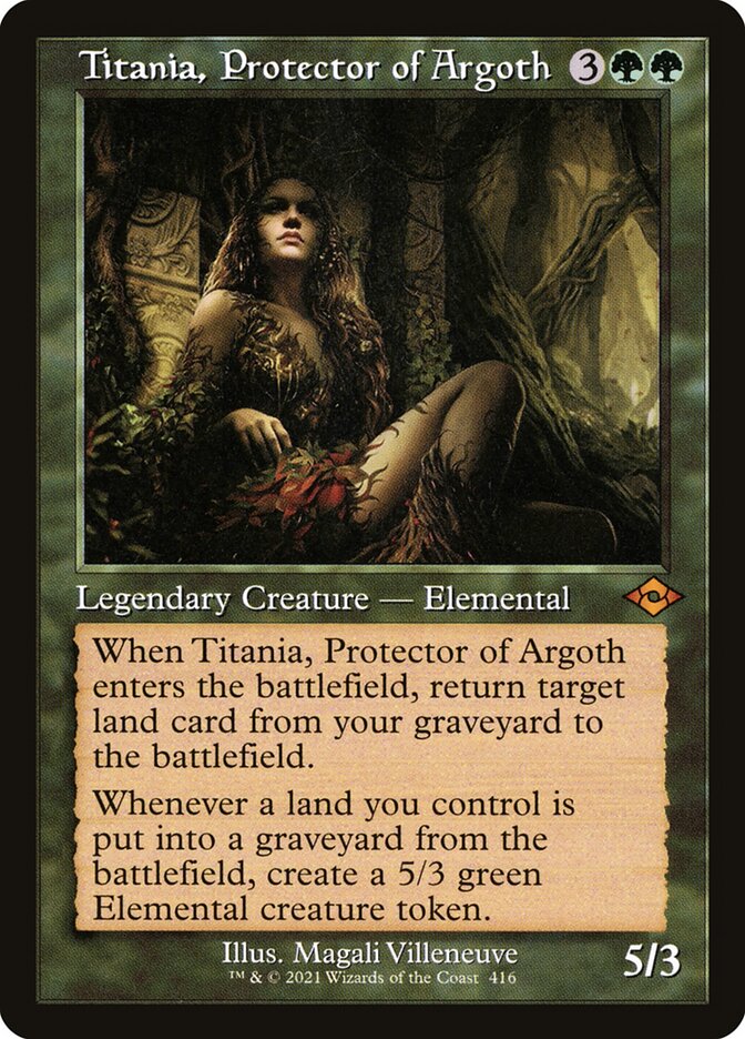 Titania, Protector of Argoth - [Foil, Retro Frame] Modern Horizons 2 (MH2)