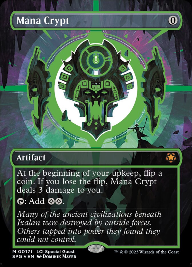 Mana Crypt (17f) - [Foil, Borderless] Special Guests (SPG)