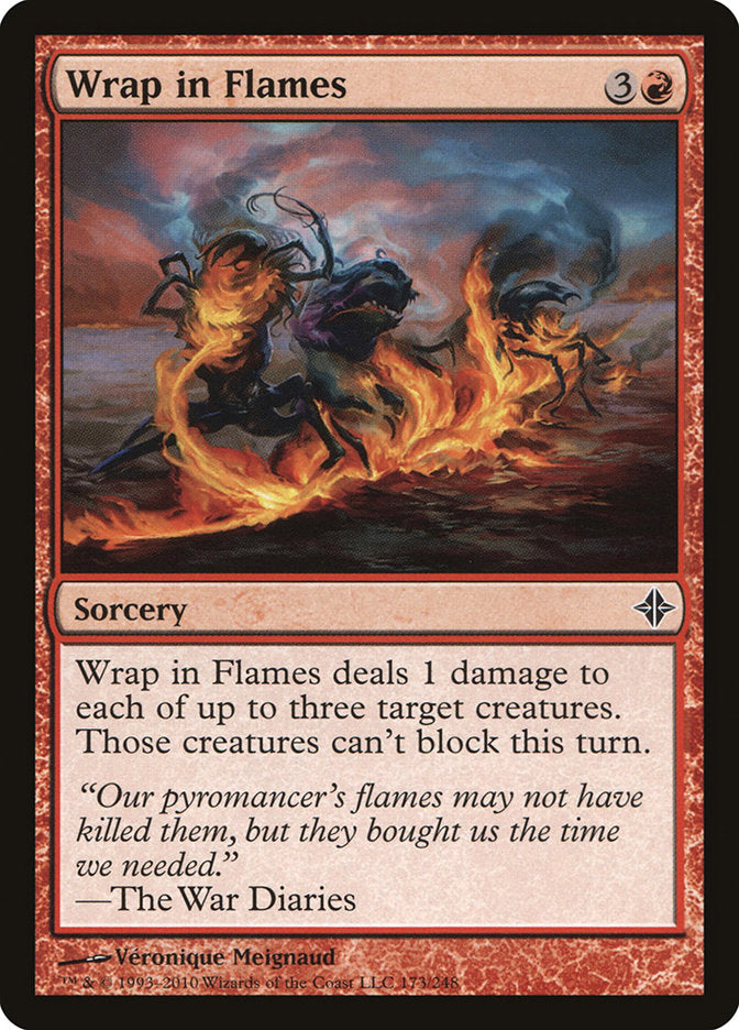 Wrap in Flames - [Foil] Rise of the Eldrazi (ROE)