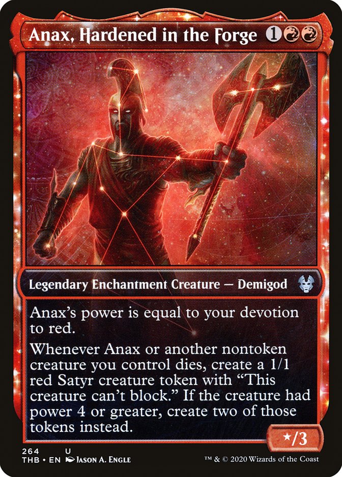 Anax, Hardened in the Forge - [Showcase] Theros Beyond Death (THB)