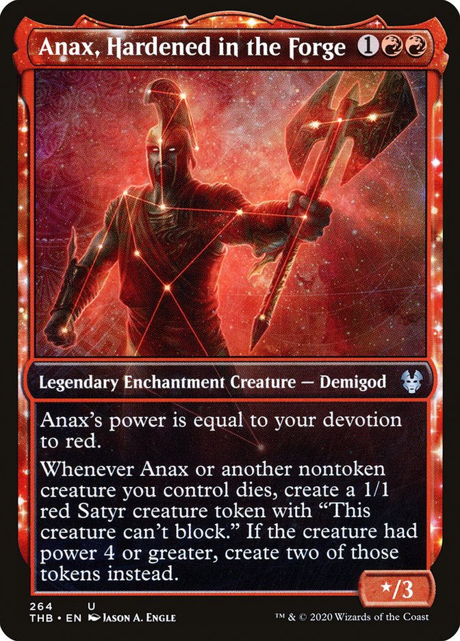 Anax, Hardened in the Forge - [Foil, Showcase] Theros Beyond Death (THB)