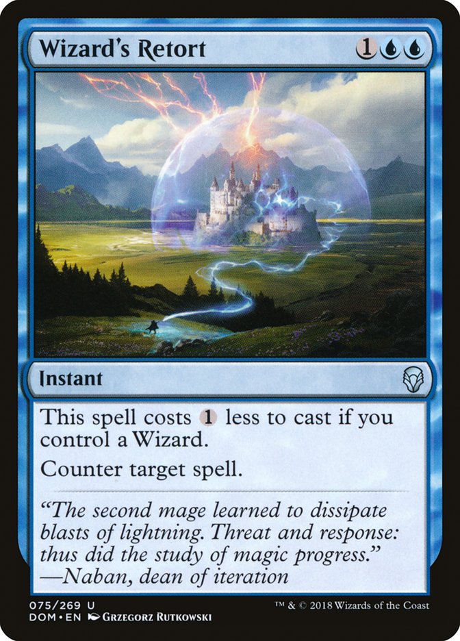 Wizard's Retort - [Foil] Dominaria (DOM)