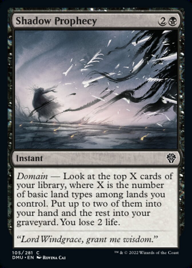 Shadow Prophecy - [Foil] Dominaria United (DMU)