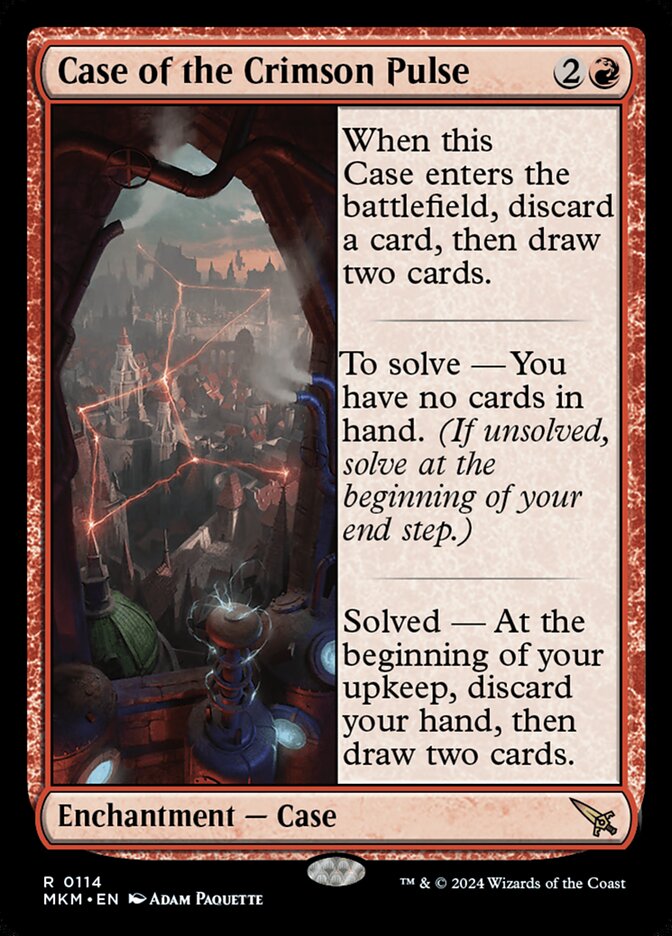 Case of the Crimson Pulse - [Foil] Murders at Karlov Manor (MKM)