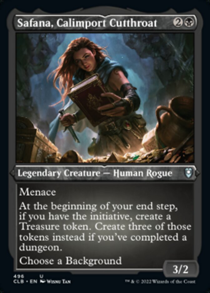 Safana, Calimport Cutthroat - [Etched Foil] Commander Legends: Battle for Baldur's Gate (CLB)