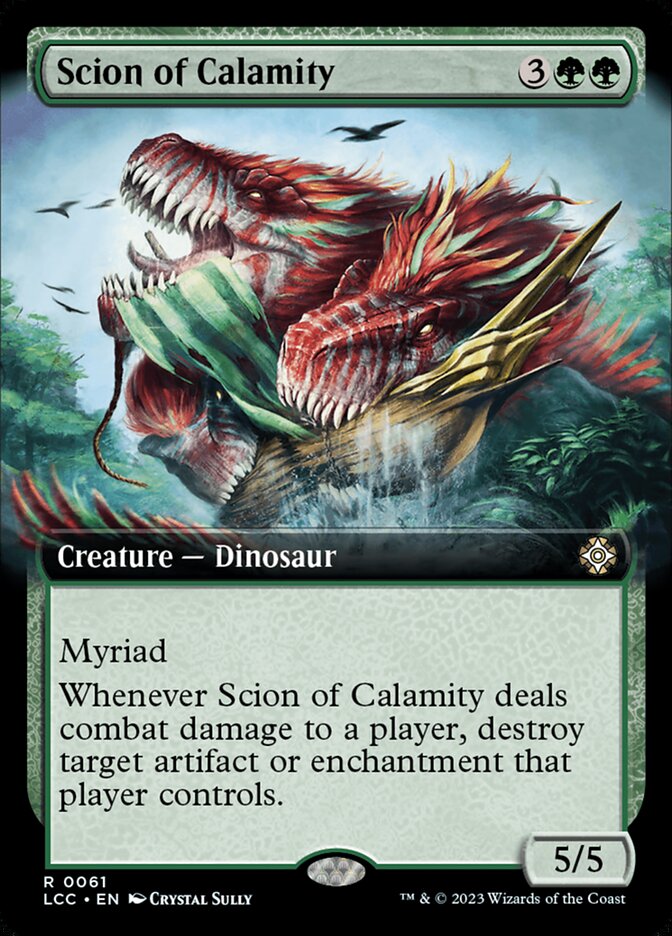 Scion of Calamity - [Foil, Extended Art] Lost Caverns of Ixalan Commander (LCC)