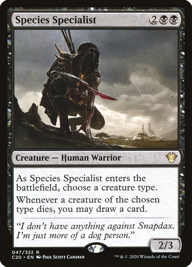 Species Specialist - Commander 2020 (C20)