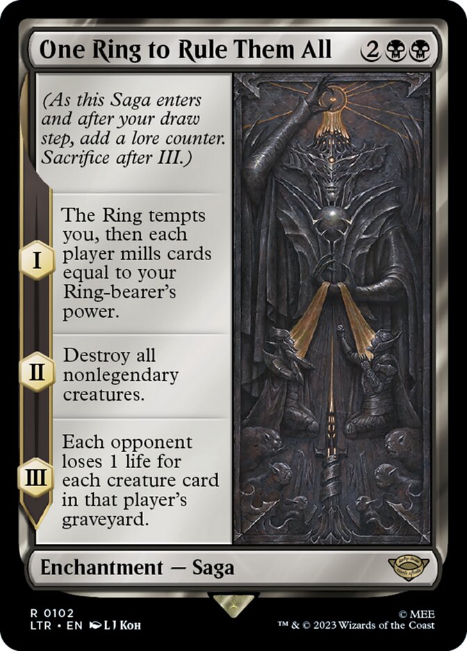 One Ring to Rule Them All - [Foil] The Lord of the Rings: Tales of Middle-earth (LTR)